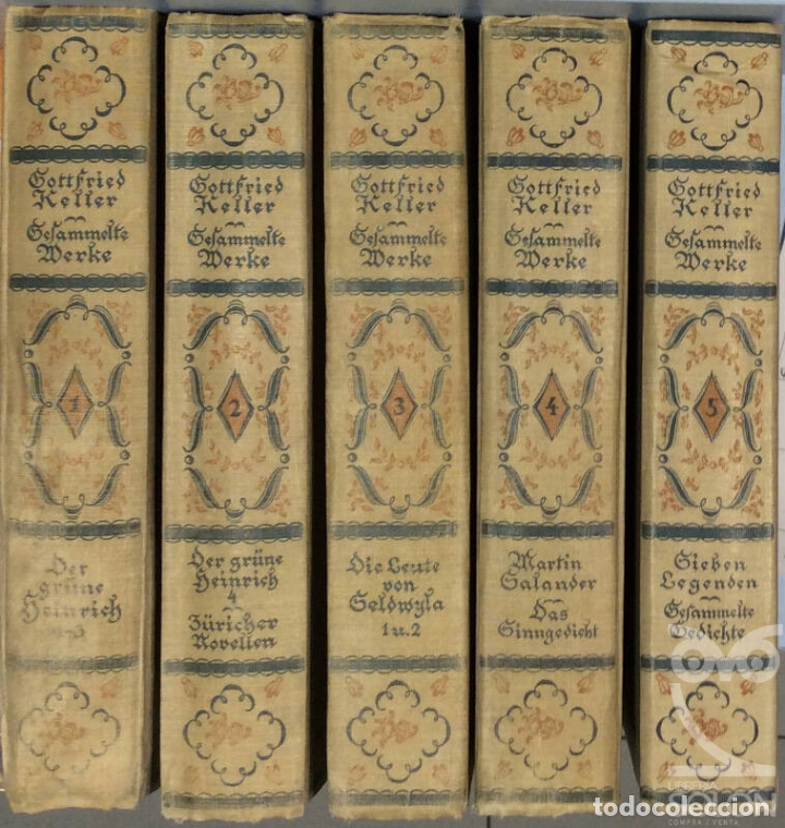 Libros: Gefammelte werke - 5 Vols - Gottfried Keller - Foto 2