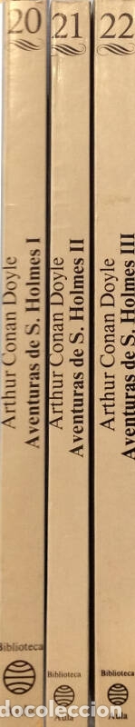 Libros: Aventuras de Sherlock Holmes - 3 Vols - Arthur Conan Doyle - Foto 2