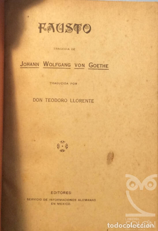 Libros: Fausto - Johann Wolfgang Von Goethe - Foto 2