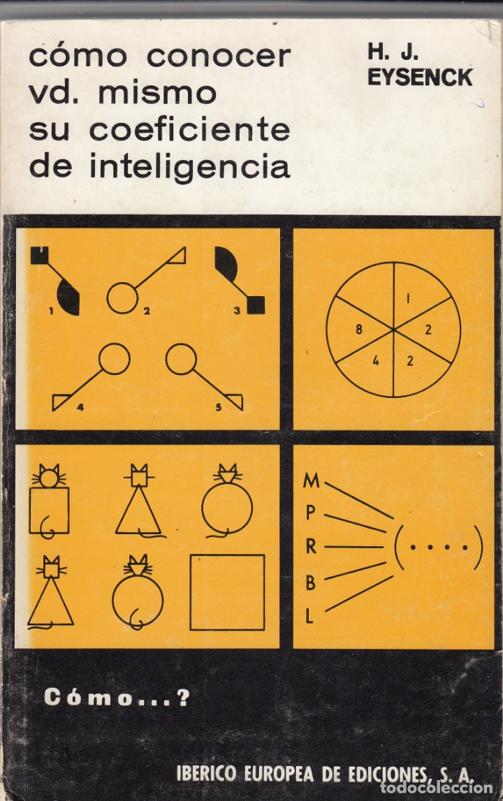 Libros: COMO CONOCER VD. MISMO SU COEFICIENTE DE INTELIGENCIA. AAI - Foto 1