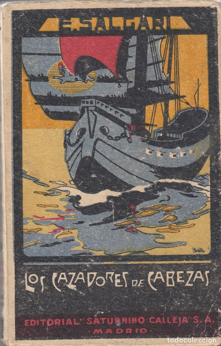 Libros: LOS CAZADORES DE CABEZAS. - SALGARI. - AAI - Foto 1