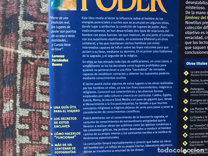 Libros: Lugares de poder. Juan Ignacio cuesta. Como nuevo - Foto 3