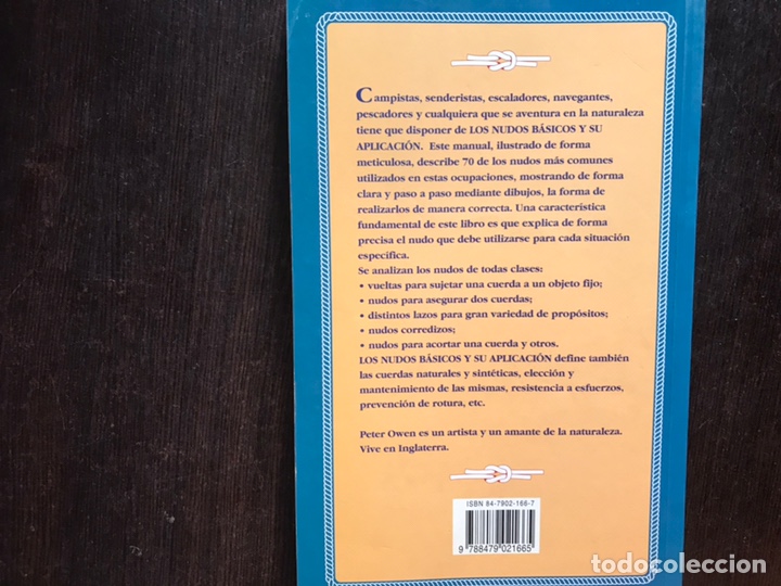 Libros: Nudos b&aacute;sicos y su aplicaci&oacute;n en N&aacute;utica. Camping. Escalada. Pesca. Peter Owen - Foto 2