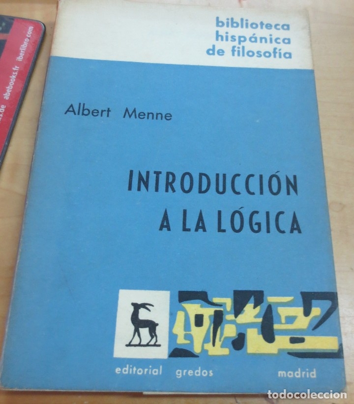 Libros: Introducci&oacute;n a la l&oacute;gica - MENNE, ALBERT - Foto 1