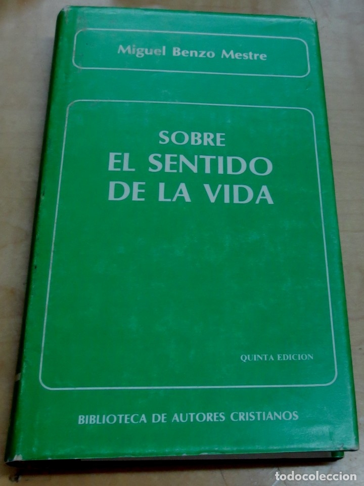 Libros: Sobre el sentido de la vida - BENZO MESTRE, MIGUEL - Foto 1