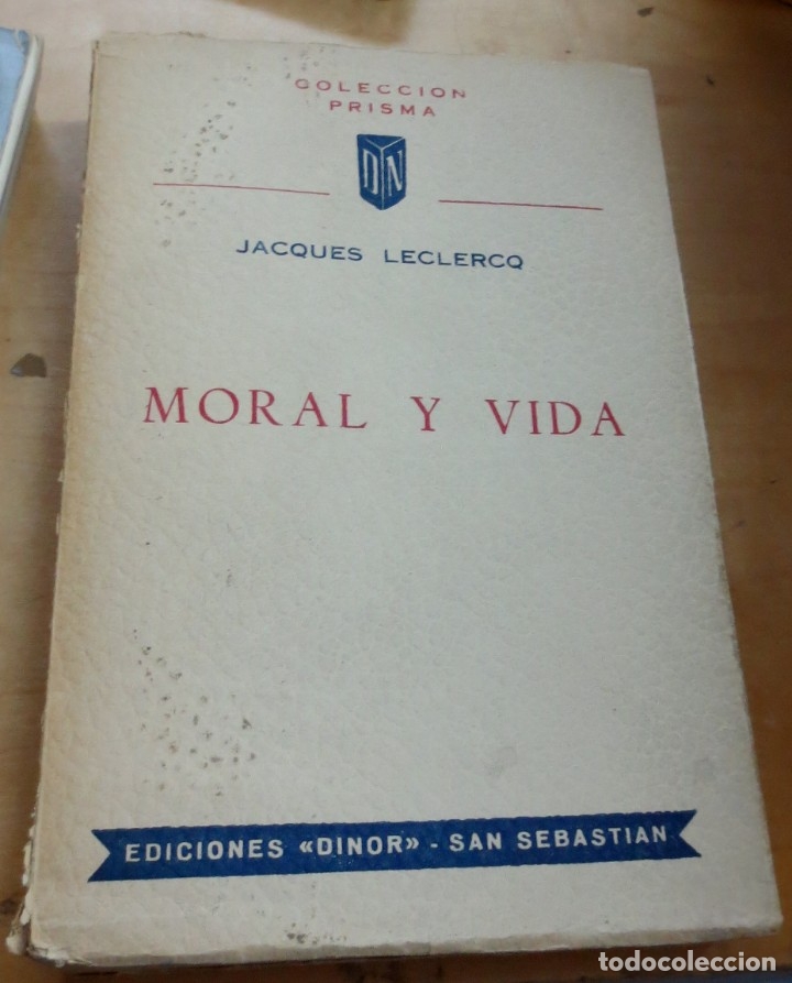 Libros: Moral y vida - LECLERCQ, JACQUES - Foto 1