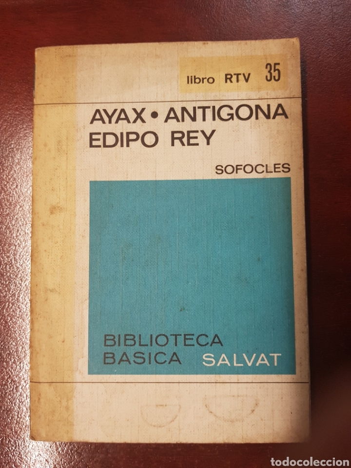 Libros: Ayax - Antigona - Edipo Rey - Sofocles - Foto 1