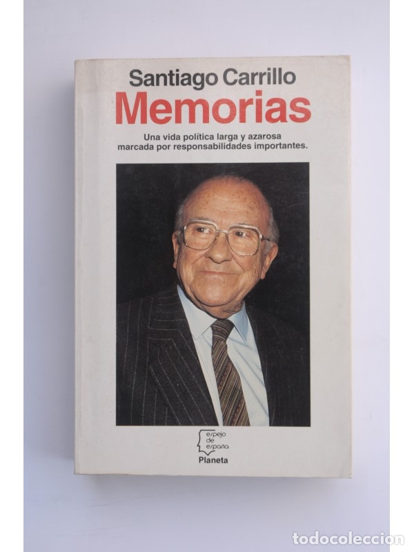 Libros: Santiago Carrillo. Memorias - CARRILLO, Santiago - Foto 1