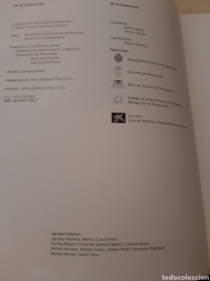 Libros: Exposici&oacute;n Arquitecturas Manuel Abeledo Lopez Pontevedra 2002 - Foto 3