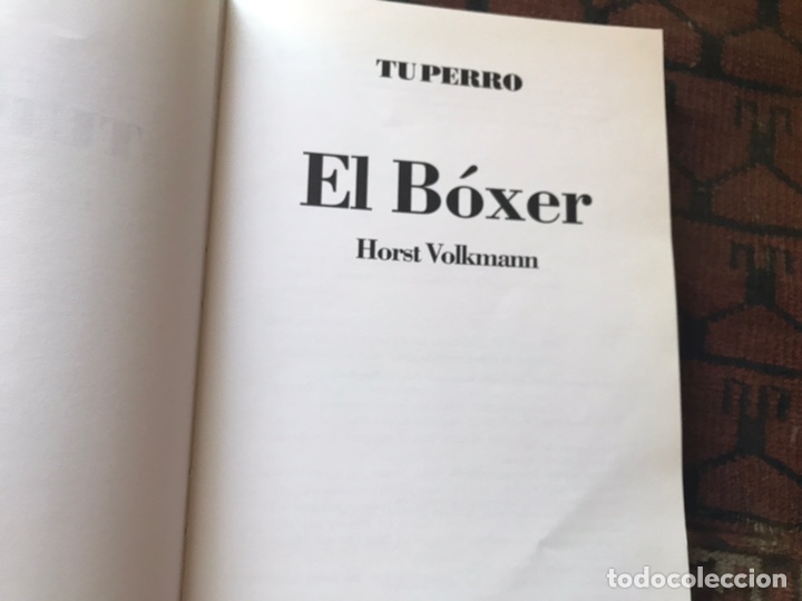 Libros: El boxer. Horst Volkmann. C&uacute;pula. Dif&iacute;cil. Buen estado - Foto 3