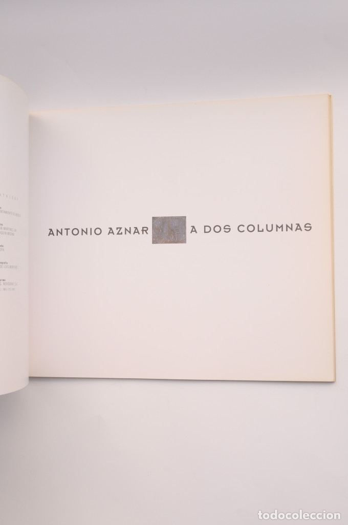 Libros: Antonio Aznar. A dos columnas - AZNAR, Antonio - Foto 2