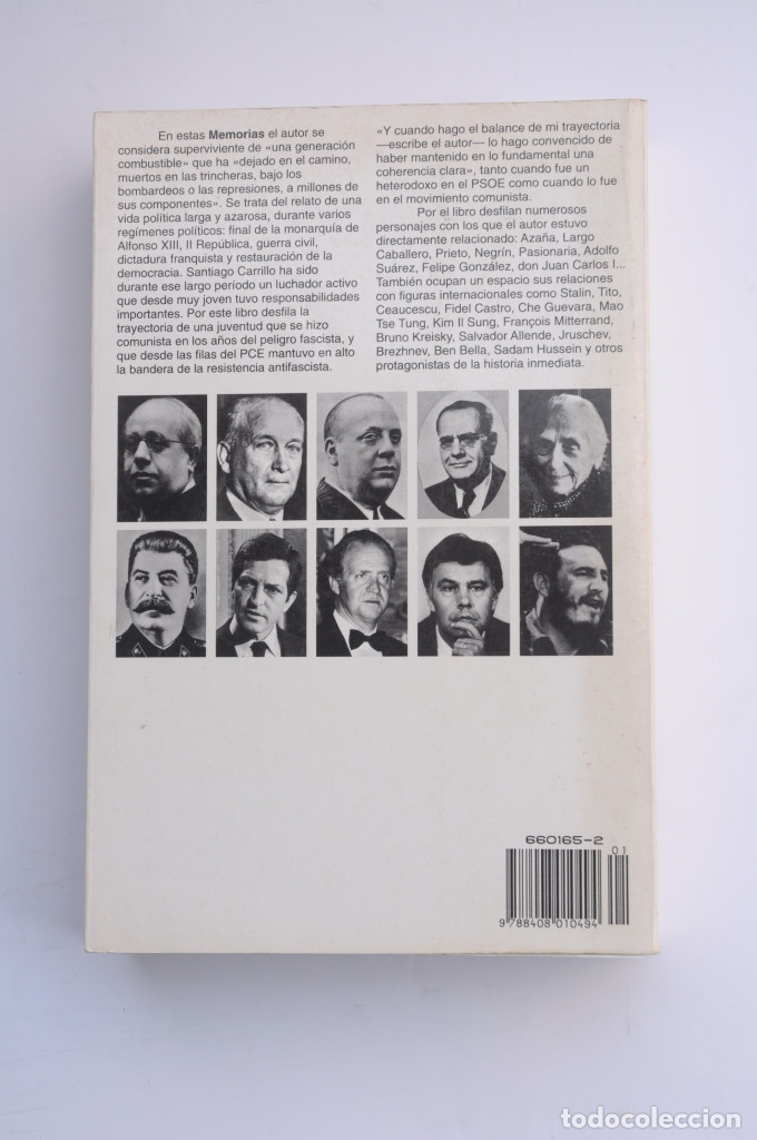 Libros: Santiago Carrillo. Memorias - CARRILLO, Santiago - Foto 7