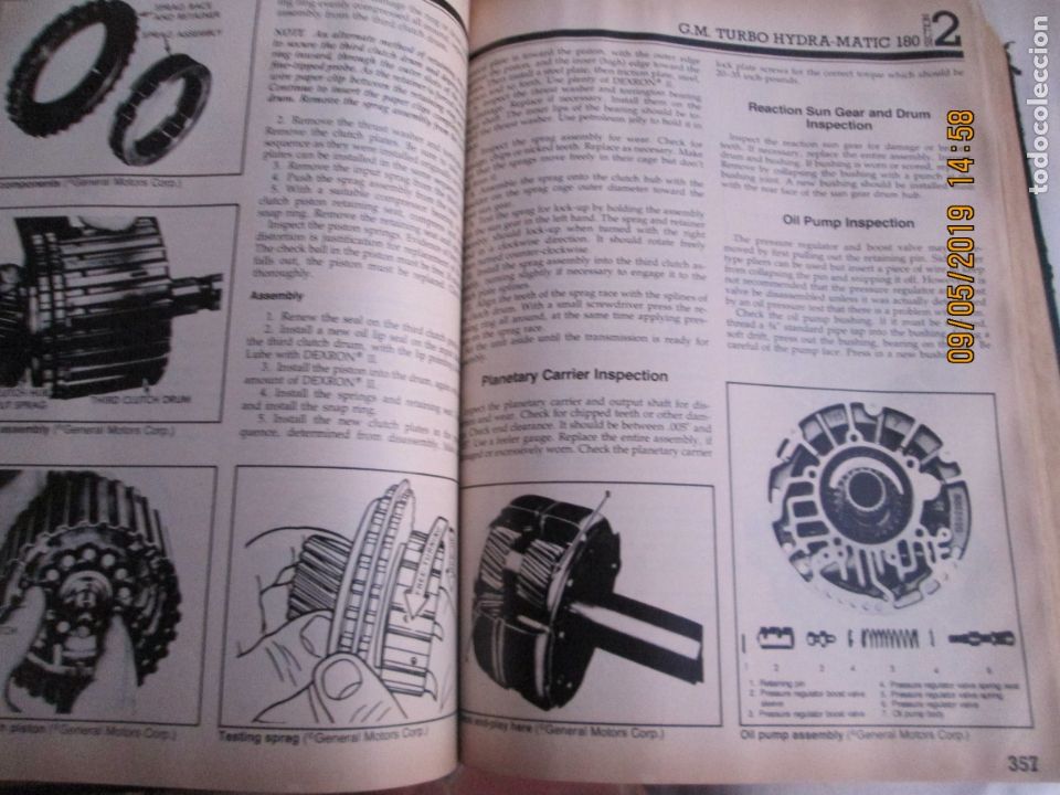 Libros: CHILTONS AUTOMATIC TRANSMISSION MANUAL - USA 1980 - INGL&Eacute;S. - Foto 4