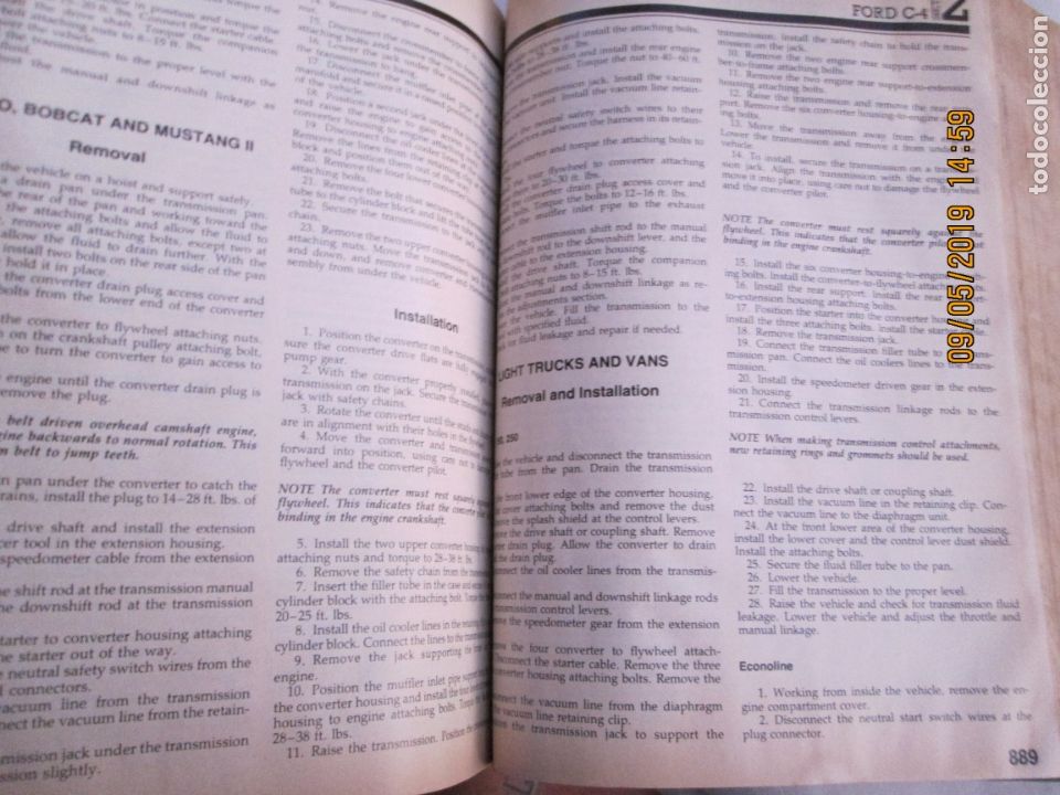 Libros: CHILTONS AUTOMATIC TRANSMISSION MANUAL - USA 1980 - INGL&Eacute;S. - Foto 5