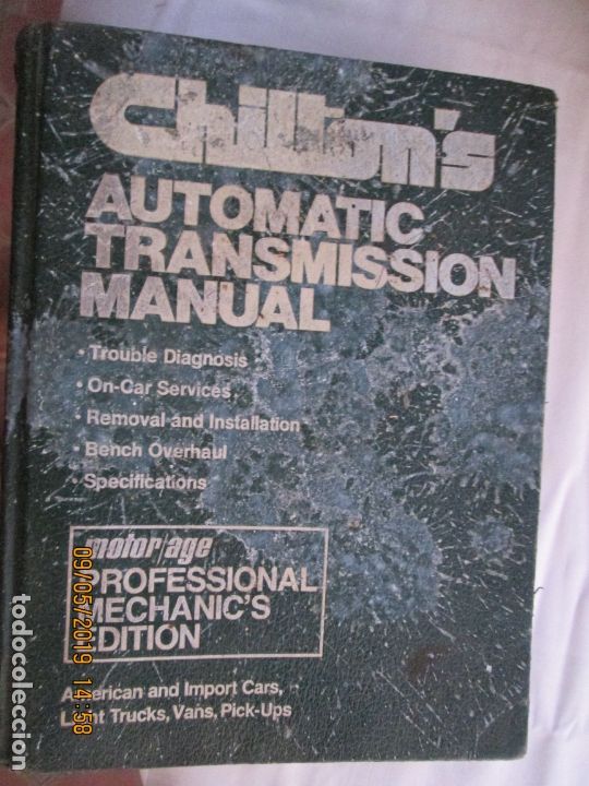 Libros: CHILTONS AUTOMATIC TRANSMISSION MANUAL - USA 1980 - INGL&Eacute;S. - Foto 1