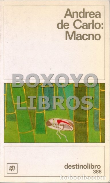 Libros: CARLO, Andrea de. Macno - Foto 1