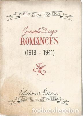 Libros: Romances 1918-1941 - DIEGO, GERARDO - Foto 1