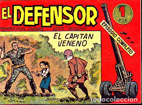 Libros: EL DEFENSOR. EL CAPITAN VENENO. - REVISTA PARA JOVENES. - Foto 1