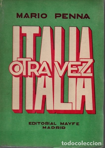 Libros: ITALIA, OTRA VEZ. - PENNA, Mario. - Foto 1