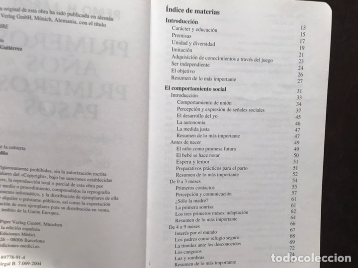 Libros: Primeros a&ntilde;os primeros pasos. Remo H. Largo - Foto 3