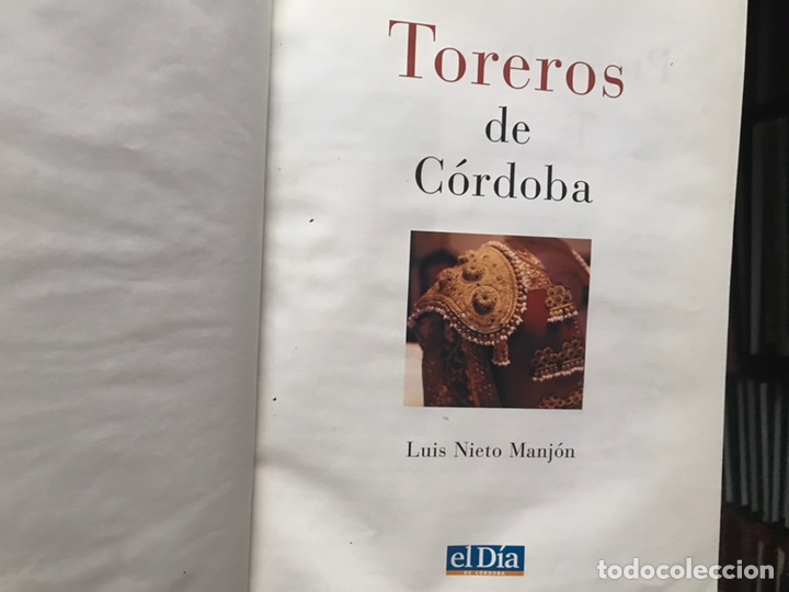 Libros: Toreros de C&oacute;rdoba. Luis Nieto Manj&oacute;n - Foto 3