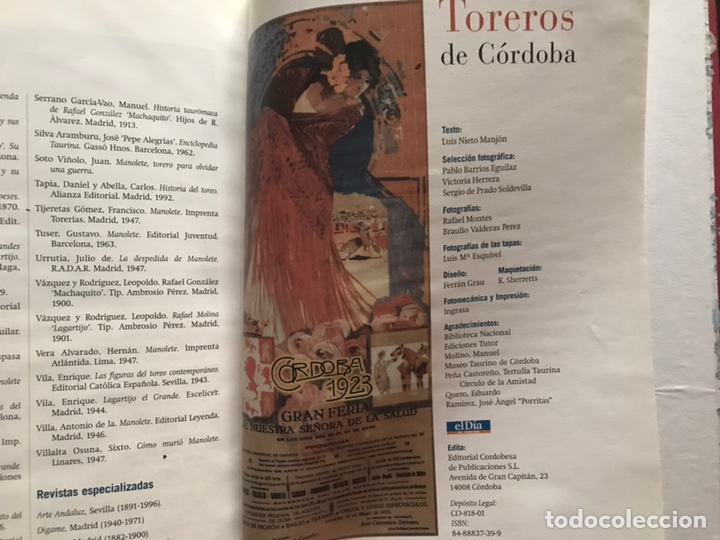 Libros: Toreros de C&oacute;rdoba. Luis Nieto Manj&oacute;n - Foto 4