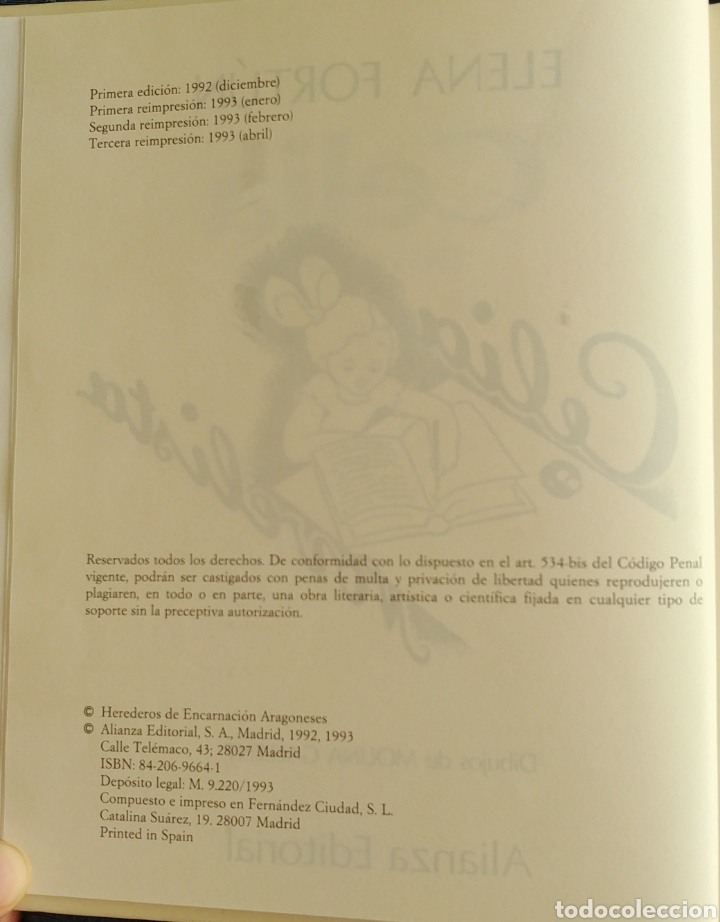 Libros: CELIA NOVELISTA. ELENA FOTUN. - Foto 3