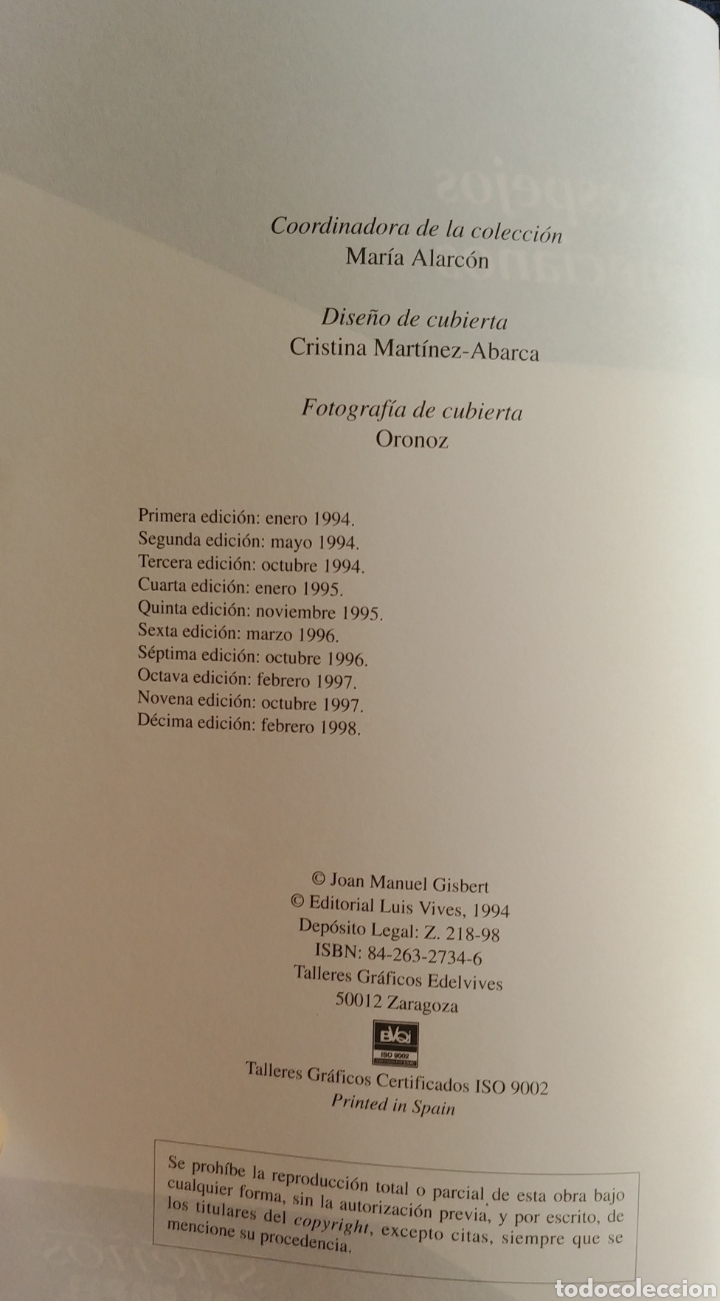 Libros: LOS ESPEJOS VENECIANOS. JOAN MANUEL GISBERT. - Foto 3