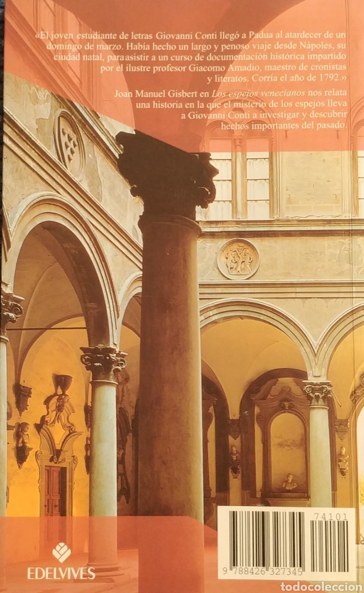 Libros: LOS ESPEJOS VENECIANOS. JOAN MANUEL GISBERT. - Foto 1