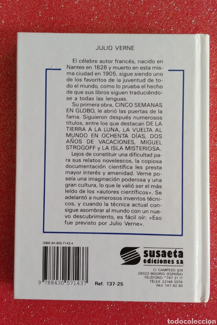 Libros: MIGUEL STROGOFF. JULIO VERNE. 1991 - Foto 2