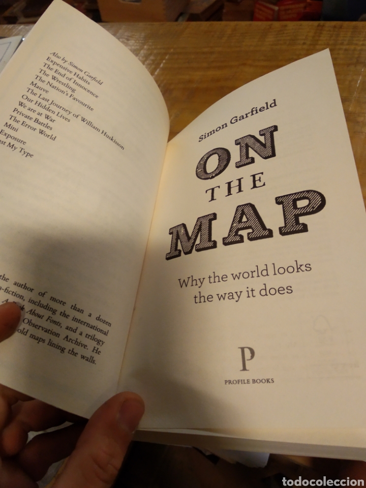 Libros: ON THE MAP. SIMON GARFIELD #2871 - Foto 2