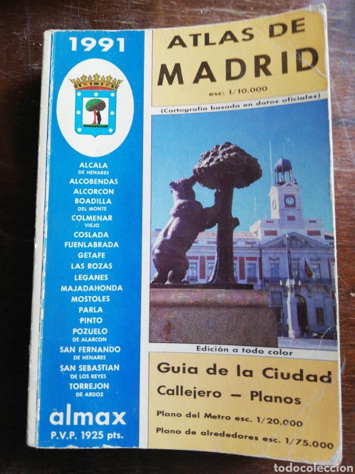 Libros: atlas de Madrid 1991 - Ed. Almax - Foto 1