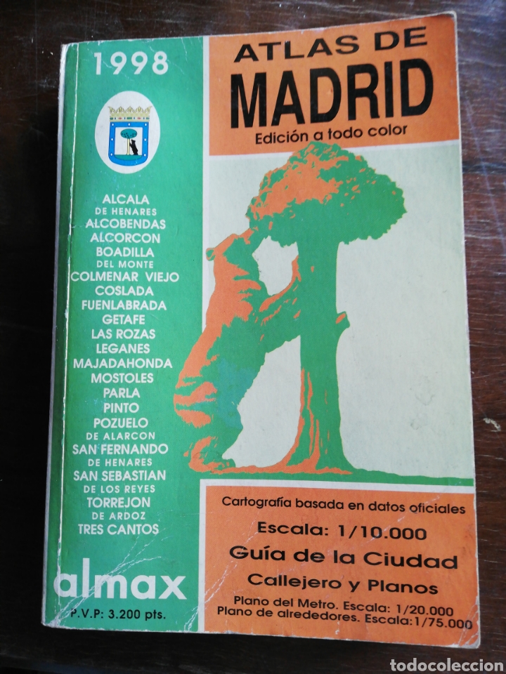 Libros: atlas de Madrid 1998 - Foto 1