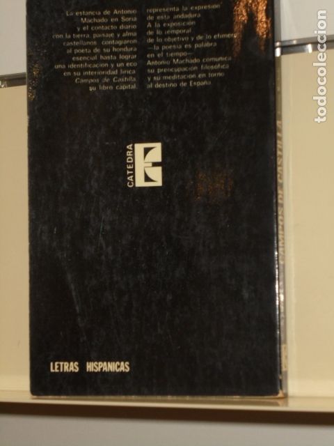 Libros: CAMPOS DE CASTILLA ANTONIO MACHADO - CATEDRA - Foto 2