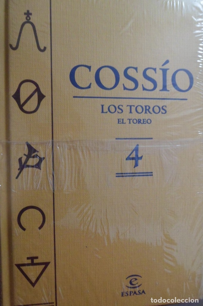 Libros: COSSIO TOMO 4 LOS TOROS. EL TOREO. NUEVO. PRECINTADO - Foto 1