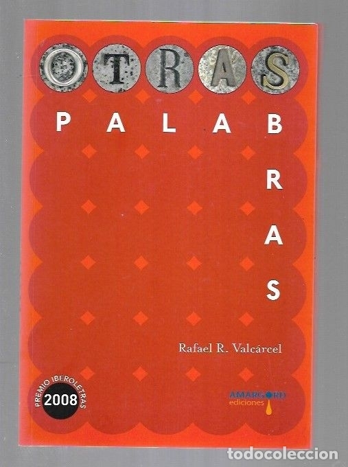 Libros: OTRAS PALABRAS - VALCARCEL, RAFAEL R. - Foto 1