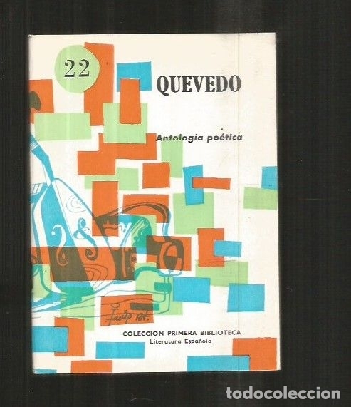Libros: ANTOLOGIA POETICA - QUEVEDO, FRANCISCO DE - Foto 1