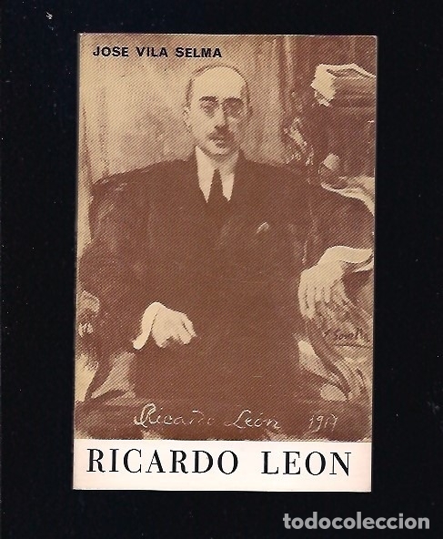Libros: RICARDO LEON. 1877-1977 - VILA SELMA, JOSE - Foto 1