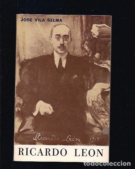 Libros: RICARDO LEON. 1877-1977 - VILA SELMA, JOSE - Foto 1