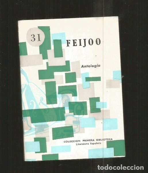 Libros: ANTOLOGIA - FEIJOO, BENITO JERONIMO - Foto 1