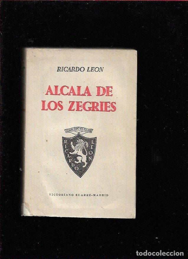 Libros: ALCALA DE LOS ZEGRIES - LEON, RICARDO - Foto 1