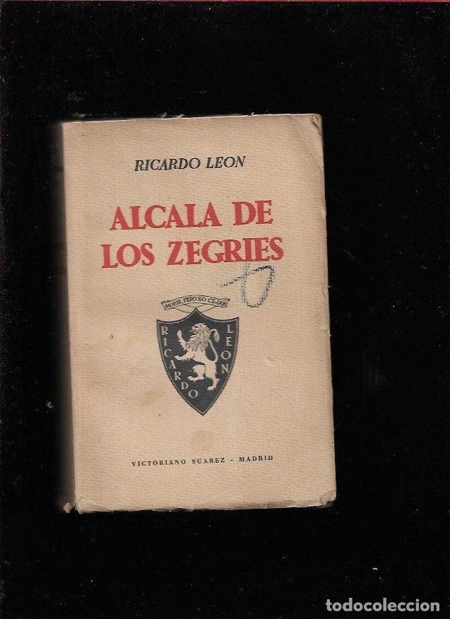 Libros: ALCALA DE LOS ZEGRIES - LEON, RICARDO - Foto 1
