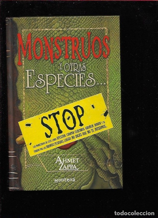 Libros: MONSTRUOS Y OTRAS ESPECIES - ZAPPA, AHMET - Foto 1
