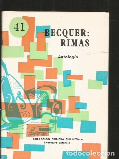 Libros: RIMAS (ANTOLOGIA) - BECQUER, GUSTAVO ADOLFO - Foto 1