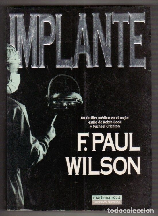 Libros: IMPLANTE - WILSON, F. PAUL - Foto 1