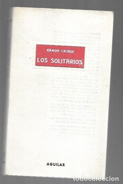 Libros: SOLITARIOS - LOS - CAJADE, RAMON - Foto 1