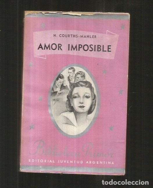Libros: AMOR IMPOSIBLE - COURTHS-MAHLER, H. - Foto 1