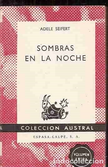 Libros: SOMBRAS EN LA NOCHE - SEIFERT, ADELE - Foto 3