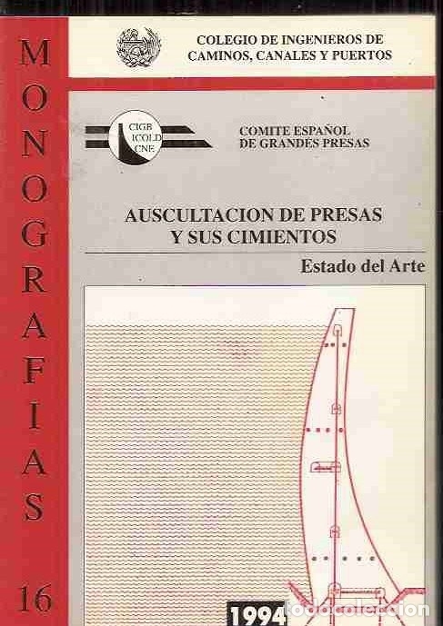 Libros: AUSCULTACI&Oacute;N DE PRESAS Y SUS CIMIENTOS - VV.AA. - Foto 1