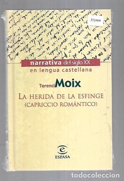 Libros: HERIDA DE LA ESFINGE - LA - MOIX, TERENCI - Foto 1